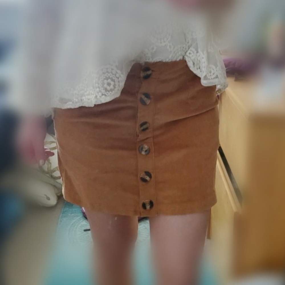 Tan skirt